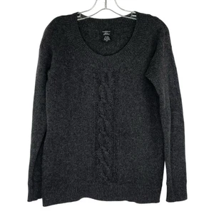 Lord & Taylor Cashmere Blend gray knit sweater size Small cashmere blend - Picture 1 of 10