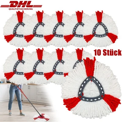 5x/10x Ersatz Wischbezug für Vileda Turbo Wischmop Easy Wring Clean Moppkopf Mop - Bild 1 von 4