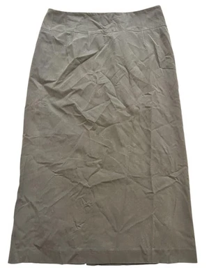 Falda Merona para mujer 12 negra forrada a lápiz elástica trabajo carrera oficina ventilación trasera Foto 1 de 4