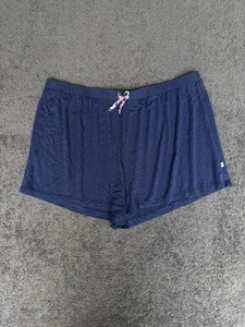 Pantaloncini da notte Jane & Bleecker donna XL blu navy modal elasticizzati coulisse vita - Foto 1 di 6
