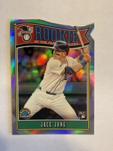 Jace Jung Die Cut Rookie Of The Year Favorites RC 2025 Bowman Card #ROY-8 Tigers - Picture 1 of 3