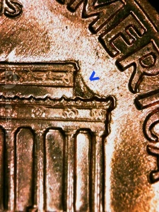 1969 D Lincoln Cent Red. Unc. Mint Error, Strong Clashed Die. TDC-1c-1969-01 - Picture 1 of 21