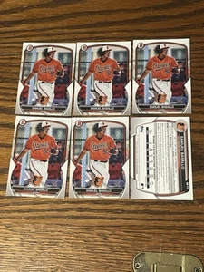 Samuel Basallo 6 Lot Rookie 2024 Bowman Draft Free Ship Baltimore Orioles - Bild 1 von 3