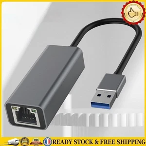Adaptateur LAN filaire Ethernet Type-C vers RJ45 10/100/1000 Mbps (Gigabit USB g - Imagen 1 de 7