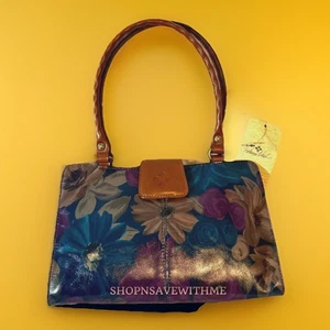 Bolso Bandolera Patricia Nash Rienzo Pintura Peruana Cuero Nuevo con Etiquetas - Imagen 1 de 11