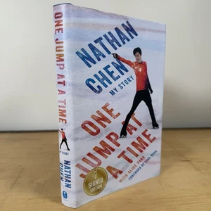 One Jump At A Time by Nathan Chen - SIGNED 1st Edition 1st Print Hardcover - Picture 1 of 20