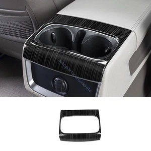 For Kia Carnival 22-2023-2024 Black Titanium Second Row Water Cup Holder Panel - Picture 1 of 3