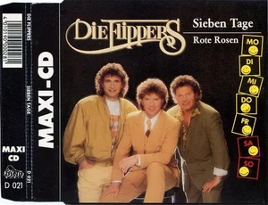 CD SINGLE Die Flippers Sieben Tage dino music - Picture 1 of 1