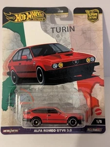 2024 hot wheels premium real riders car culture turin ALFA ROMEO GTV6 3.0 mib - Picture 1 of 3