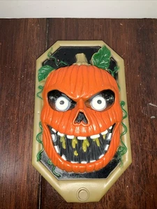 Timbre animado parlante calabaza de Halloween de colección con araña SALTO MIEDO decoración utilería - Imagen 1 de 15