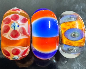 (Set of 3) Trollbeads World Tour UK Colours TGLBE-10103 Bead Kit - Picture 1 of 9