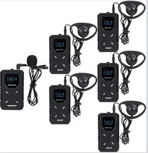 Retekess TT117, FM Tour Guide Communication System, 1 Transmitter 5 Receiver - Picture 1 of 9