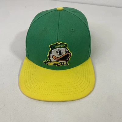 Oregon Ducks Top Of The World Juvenil Snapback Sombrero Gorra de Baile Amarillo y Verde Foto 1 de 4