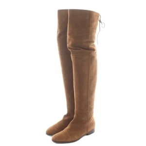 Sergio Rossi Stiefel Damen Gr. 36 braun Wildleder - Bild 1 von 8