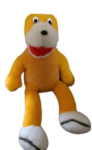 XL 93 cm Flat Eric Stofftier 90er Jahre Gelb Techno Headbanging Oizo Werbung - Bild 1 von 10