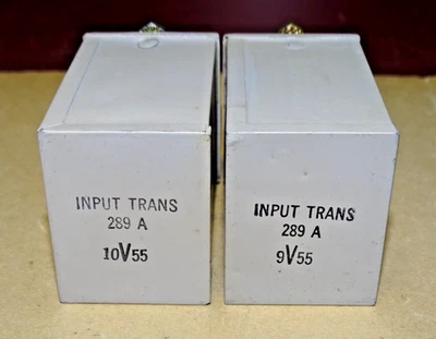Pair, Western Electric Type 289A Input Transformers, Good - Image 1 of 4