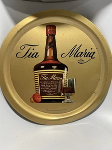 Vintage Rare Tia Maria Promotional Liquor Tin Tray 1970’s “The Jamaican Liqueur” - Picture 1 of 17