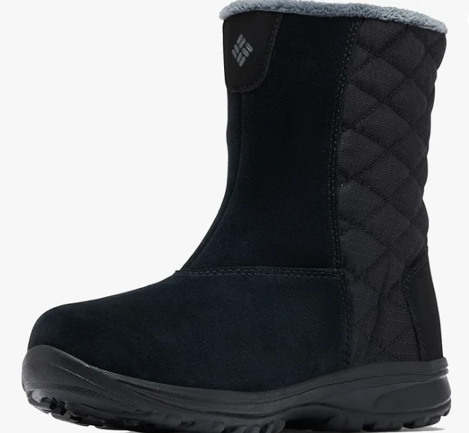 Columbia Women's Ice Maiden Slip III Black/Graphite Snow Winter Boots Size 8 US