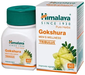Tabletas Himalaya Gokshura TRIBULUS | Bienestar para hombres y mejorar la resistencia (60 pestañas) - Imagen 1 de 4