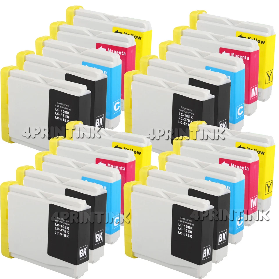 20 Pack LC51 LC-51 Ink for Brother 230C MFC-240c MFC-885c MFC-465cn MFC-5860CN - Image 1 of 1