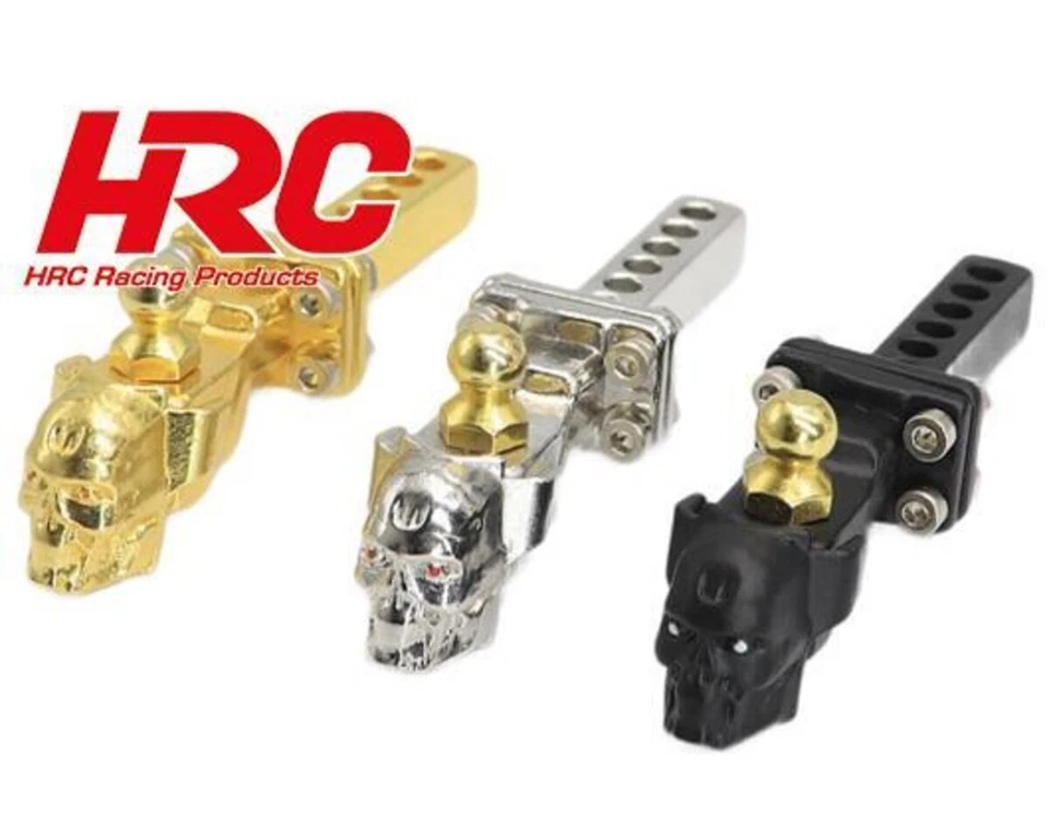 HRC Racing Anhängerkupplung Totenkopf gold für Crawler 1/10 HRC25238GLD  - Bild 1 von 1