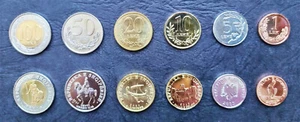 ALBANIA FULL COIN SET 1+5+10+20+50+100 Leke 2013-2023 NEW SPELLING UNC LOT of 6* - Picture 1 of 2