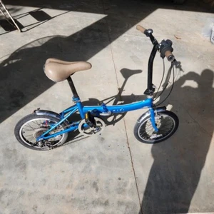Folding Bike - BMW MINI COOPER (Blue) - Compact & Lightweight - Picture 1 of 20