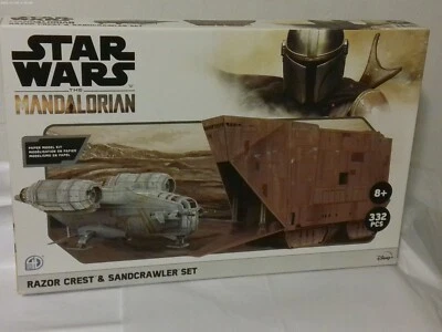 Disney Star Wars  Mandolarian 3D Puzzle  Twin Pack  Razor Crest and Sand Crawler - Image 1 of 4
