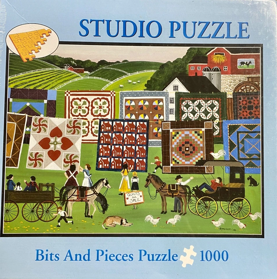Bits and Pieces 1000 Piece Studio Puzzle 20 X 27 Oldtime Baseball # 41817