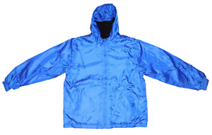 NWT Boy's ULTIMATE APPAREL Blue/Black Fleece Reversible Windbreaker Jacket 10/12
