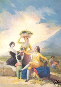 POSTAL GOYA LA VENDIMIA MUSEO PRADO PAINTING POSTCARD PAINTER PICTURE TP10446 - Foto 1 di 1