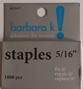 barbara K solution for women 5/16-Inch Staples, 1,000 pcs BK00471 - Picture 1 of 4