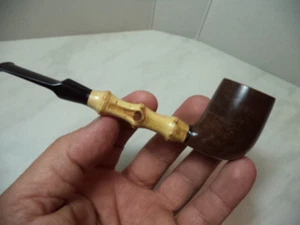 PIPA PIPE MOLINA MADE IN ITALY MODELLO BAMBU' 19 SMOOTH FINISH NEW - Bild 1 von 6