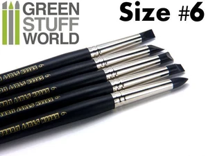 Pinceles Silicona #6 - Negro FIRM - Colour Shapers - para Modelar y Pintar Arte - Imagen 1 de 3