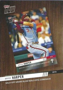 2020 Topps BRYCE HARPER Philadelphia Phillies Topps Now Insert # TNR-8 - Picture 1 of 2