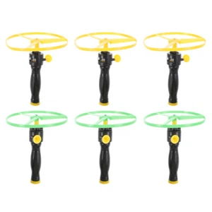 3 Sets Kids Toys Flying Launcher Toy Flying Saucer Led Flying Disc - Picture 1 of 12