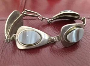 Vintage 1970’s Stainless Steel Bracelet GC 18 cm Length Original Retro - Picture 1 of 8