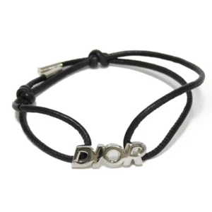 Dior Bracelet Code Logo B1398HOMST_D004 bracelet Italic Code Calfskin Silv... - Picture 1 of 11