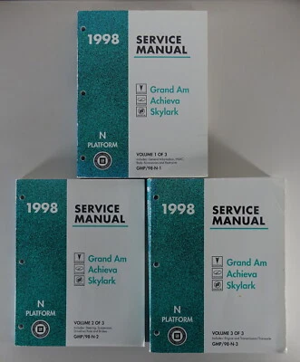 Taller Manual Pontiac Grand Am / Oldsmobile Achieva / Buick Skylark Desde 1998 - Imagen 1 de 4