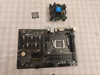 Gigabyte GA-B250-FINTECH A1151 + Cpu Intel G4560 - Immagine 1 di 4