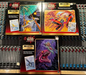 Star Wars Episode 1 Two-sided Puzzles Lot Of 3 Sealed Puzzles 1999 Hasbro - Picture 1 of 3