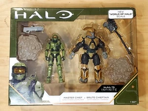 🔫🪖 Microsoft Xbox Halo Infinite Master Chief + Brute Chieftai - Jazzwares 🪖🔫 - Picture 1 of 2