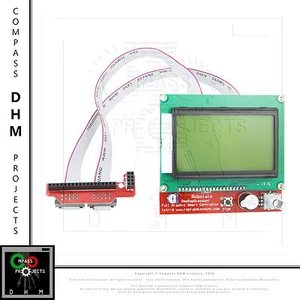 Full Graphic Smart Controller - 12864 LCD Screen LCD - 3D Printer - Picture 1 of 1