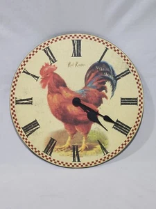 Roter Hahn Wanduhr - Bild 1 von 3