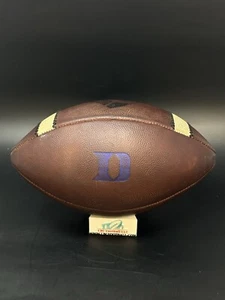 Duke Blue Devils Game Used Nike Vapor One New NCAA Regulation Size Football - Picture 1 of 11