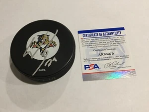 Spencer Knight Signed Autographed Florida Panthers Hockey Puck PSA DNA COA a - Picture 1 of 3