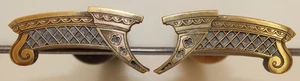 Paar große goldene Eisen Blume chinesisches Modell Louis XV Bronze Einband #20 - Bild 1 von 1