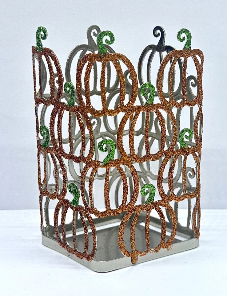 Bath & Body Works Orange Glitter Pumpkins Gentle Foaming Hand Soap Sleeve X2