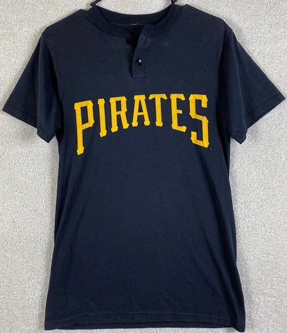 Pittsburgh Pirates Large Black T Shirt MLB Size Large #13 Short Sleeve Shirt Cover