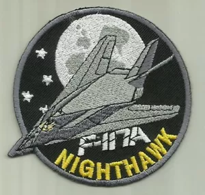F-177A NIGHTHAWK USAF PATCH STEALTH ATTACK FIGHTER AIRCRAFT PILOT READ FULL ADD - Picture 1 of 2